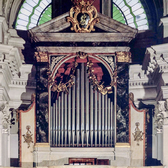 Marco Ruggeri all' organo Serassi della chiesa di Sant' Agostino a Treviso